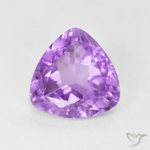 2.54ct Натуральный Розовато-фиолетовый Аметист, Триллион, Чистота VS