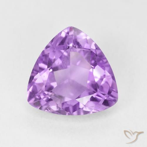 2.74ct Натуральный Розовато-фиолетовый Аметист, Триллион, Чистота VS