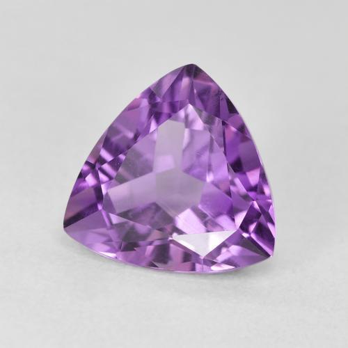 3.07 карата, натуральный Medium Light Purplish-Violet Аметист, Триллион, VVS-VS