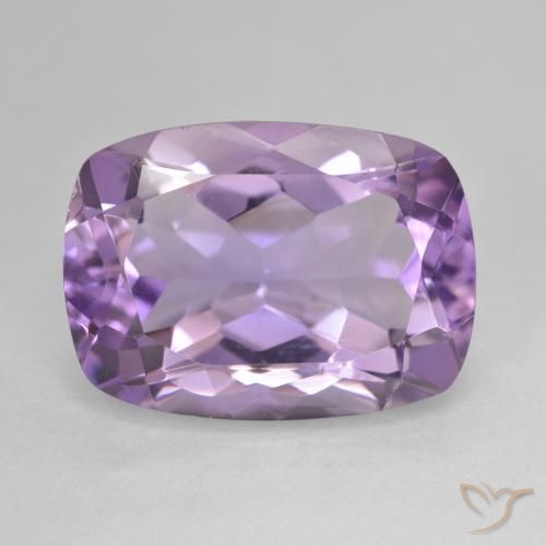 13.39ct Натуральный Средний фиолетовый Аметист, Подушка, Чистота VVS