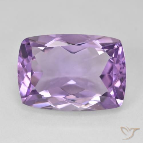 13.68ct Натуральный Средний фиолетовый Аметист, Подушка, Чистота VVS