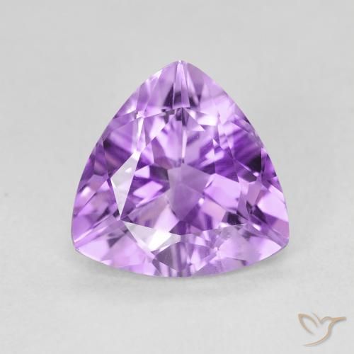 2.71ct Натуральный Розовато-фиолетовый Аметист, Триллион, VVS-VS