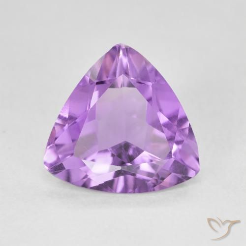 2.41ct Натуральный Розовато-фиолетовый Аметист, Триллион, VVS-VS