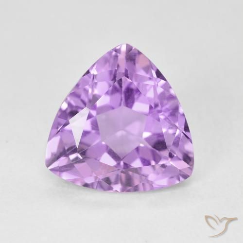 2.85ct Натуральный Розовато-фиолетовый Аметист, Триллион, VVS-VS
