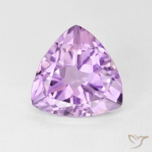 3.03ct Натуральный Средний фиолетовый Аметист, Триллион, VVS-VS