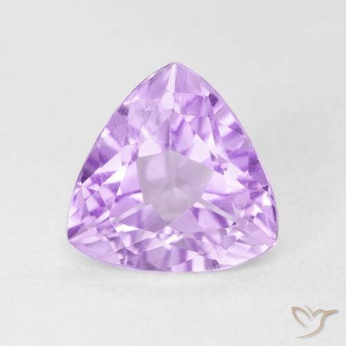 3.02ct Натуральный Ирис Вайолет Аметист, Триллион, VVS-VS