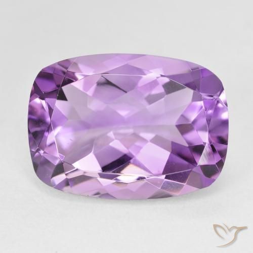 11.90ct Натуральный Средний розовый фиолетовый Аметист, Подушка, Чистота VVS
