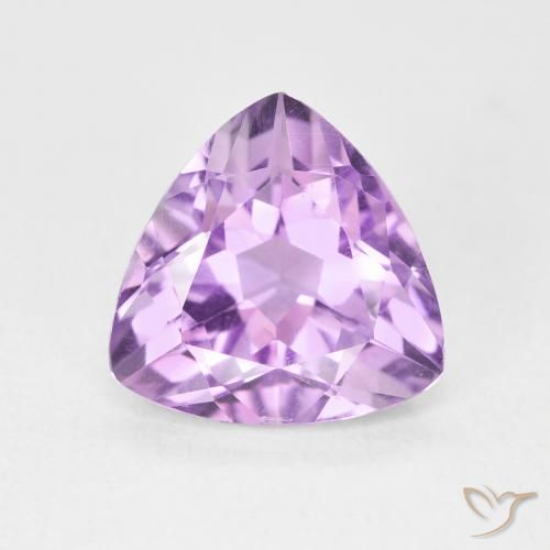 2.91ct Натуральный Светло-фиолетовый Аметист, Триллион, Чистота VVS