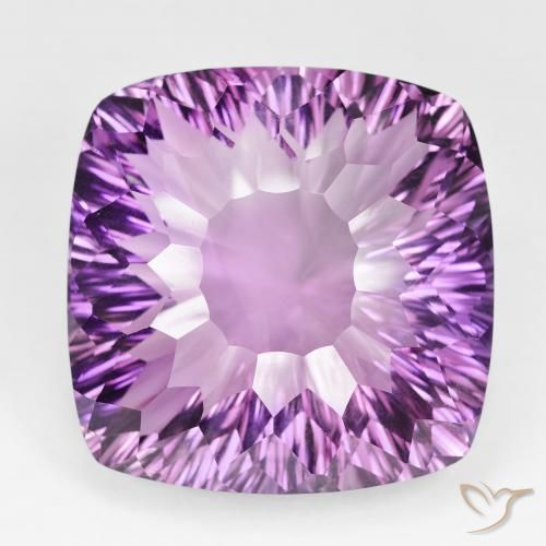 135.48ct Натуральный Средний розовато-фиолетовый Аметист, Подушка, VVS-VS