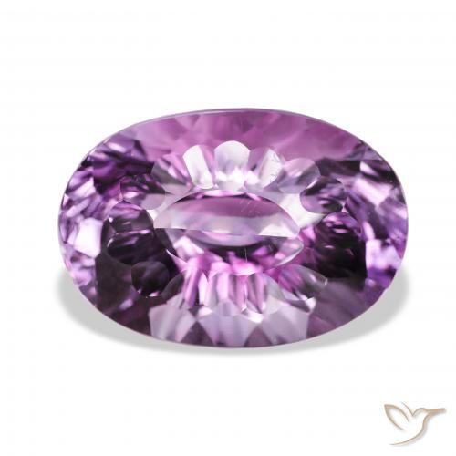 36.81ct Натуральный Светло-средний фиолетовый Аметист, Овал, Чистота VVS