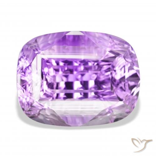 56.97ct Натуральный Средний фиолетовый Аметист, Подушка, Чистота VVS