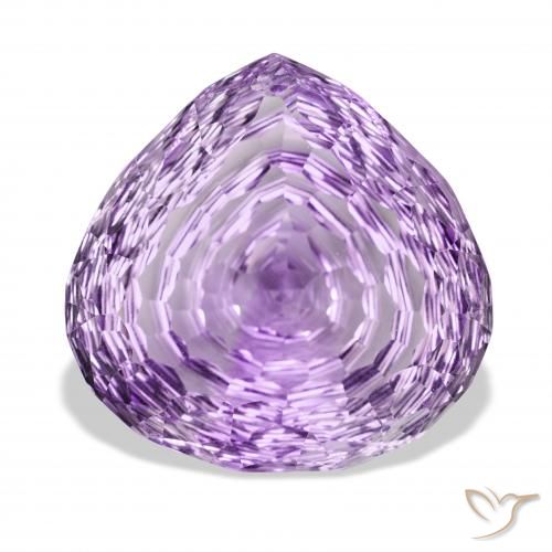 70.80ct Натуральный Глубокий пурпурно-фиолетовый Аметист, Форма груши, Чистота VVS