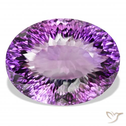 193.81ct Темно-фиолетовый Аметист, Овал, IF