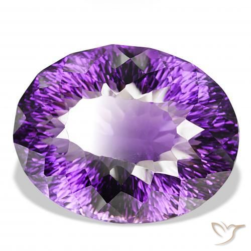 159.46 карата, натуральный Medium Dark-Violet Аметист, Овал, IF