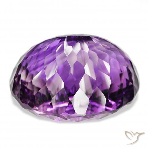 159.46 карата, натуральный Medium Dark-Violet Аметист, Овал, IF