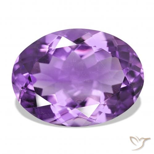 16.75ct Глубокий пурпурно-фиолетовый Аметист, Овал, Чистота VS