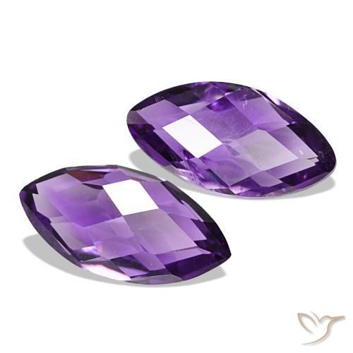 1.14 карата, натуральный Medium Light-Violet Аметист, Маркиза, Чистота VS