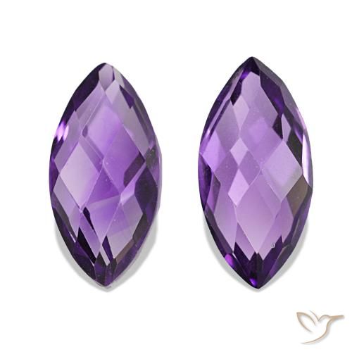 1.20ctw Medium Light-Violet Аметист, Маркиза, VVS-VS