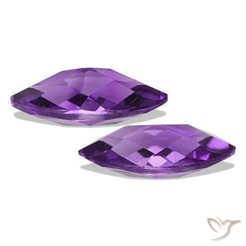 1.03 карата, натуральный Medium Light-Violet Аметист, Маркиза, VVS-VS
