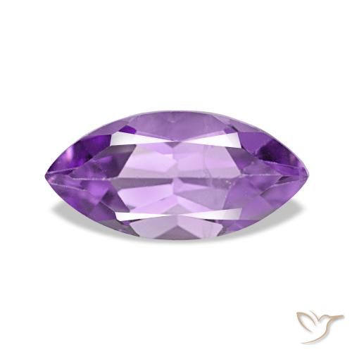1.02ct Medium Light Purplish-Violet Аметист, Маркиза, Чистота VS