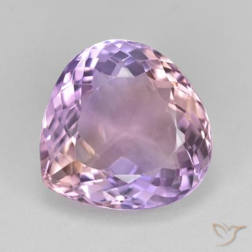 10.40ct Натуральный Двуцветный Аметрин, Форма груши, VVS-VS