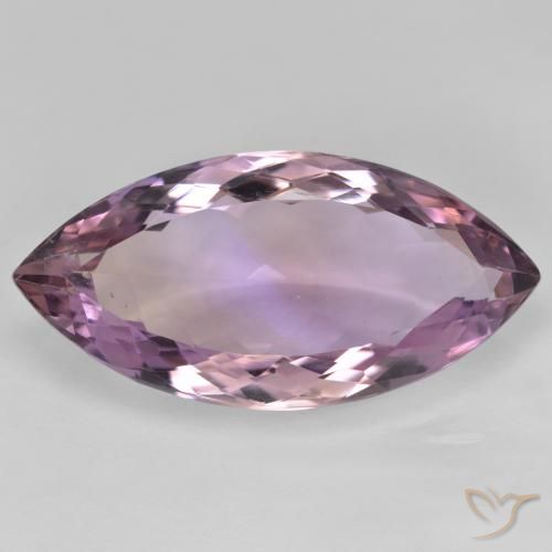 18.23ct Натуральный Двуцветный Аметрин, Маркиза, Чистота VS