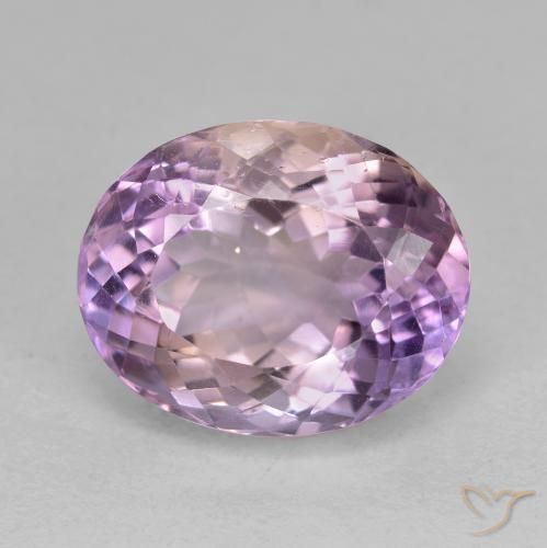 10.26ct Натуральный Двуцветный Аметрин, Овал, Чистота VS