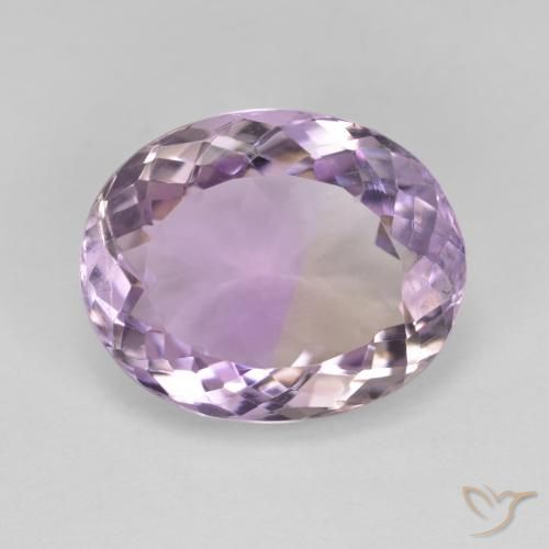 7.65ct Натуральный Двуцветный Аметрин, Овал, VVS-VS