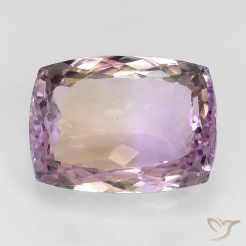 16.38ct Натуральный Двуцветный Аметрин, Подушка, Чистота VS