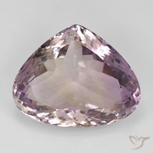 25.90ct Натуральный Двуцветный Аметрин, Форма груши, VVS-VS