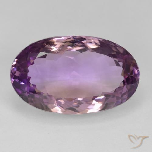 17.98ct Натуральный Двуцветный Аметрин, Овал, Чистота VS