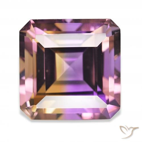 23.16ct Двуцветный Аметрин, Изумрудная огранка, IF