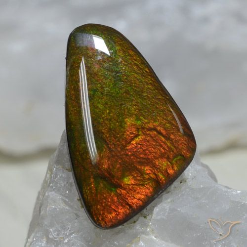 8.89ct Натуральный Многоцветный Аммолит, причудливая, Непрозрачный