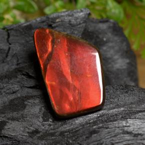 6.67 карата, натуральный Многоцветный Аммолит, Необычная форма, Непрозрачный