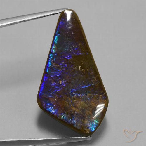 19.82ct Натуральный Многоцветный Аммолит, причудливая, Непрозрачный