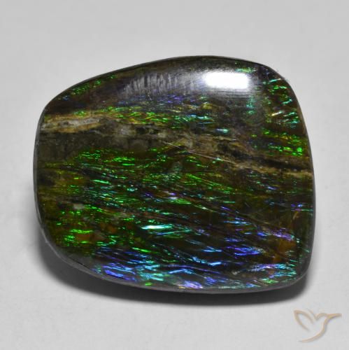 17.51ct Натуральный Многоцветный Аммолит, причудливая, Непрозрачный