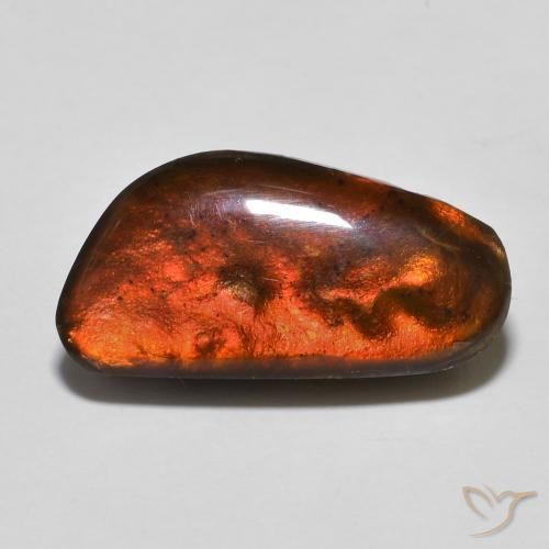 10.53ct Натуральный Многоцветный Аммолит, причудливая, Непрозрачный