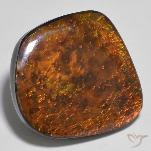 16.86ct Натуральный Многоцветный Аммолит, причудливая, Непрозрачный