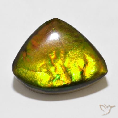 11.47ct Натуральный Многоцветный Аммолит, причудливая, Непрозрачный