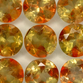  карата, натуральный Многоцветный Андалузит, Огранка Круг, Чистота VS