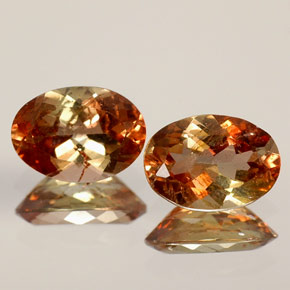  карата, натуральный Многоцветный Андалузит, Огранка Овал, Чистота VS