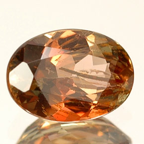 0.56 карата, натуральный Многоцветный Андалузит, Огранка Овал, VVS-VS