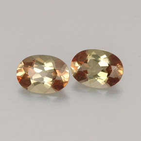  карата, натуральный Многоцветный Андалузит, Огранка Овал, VVS-VS