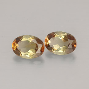  карата, натуральный Многоцветный Андалузит, Огранка Овал, VVS-VS