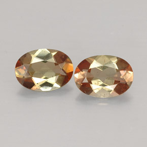  карата, натуральный Многоцветный Андалузит, Огранка Овал, Чистота VS