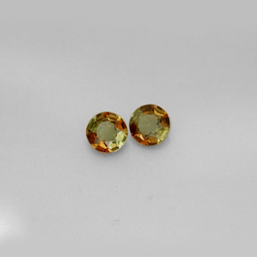  карата, натуральный Многоцветный Андалузит, Огранка Круг, Чистота VS