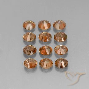 3.30 карата, натуральный Многоцветный Андалузит, Круглый, SI