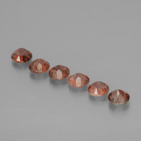 1.26 карата, натуральный Многоцветный Андалузит, Огранка Круг, Чистота VS