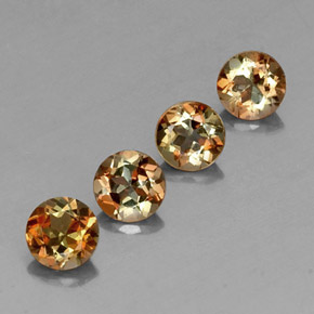  карата, натуральный Многоцветный Андалузит, Огранка Круг, Чистота VS