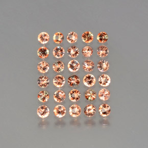  карата, натуральный Многоцветный Андалузит, Огранка Круг, Чистота VS